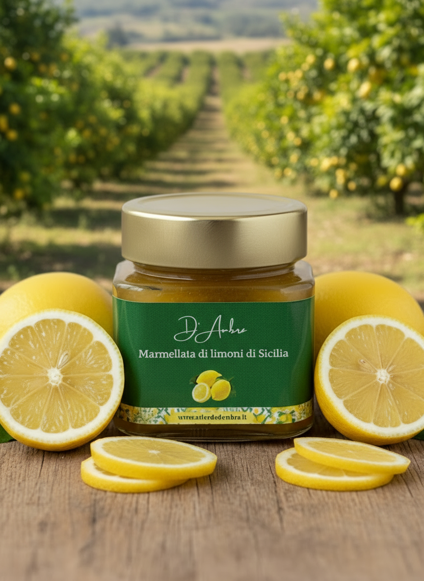 Marmellata con limoni di Sicilia - 280g