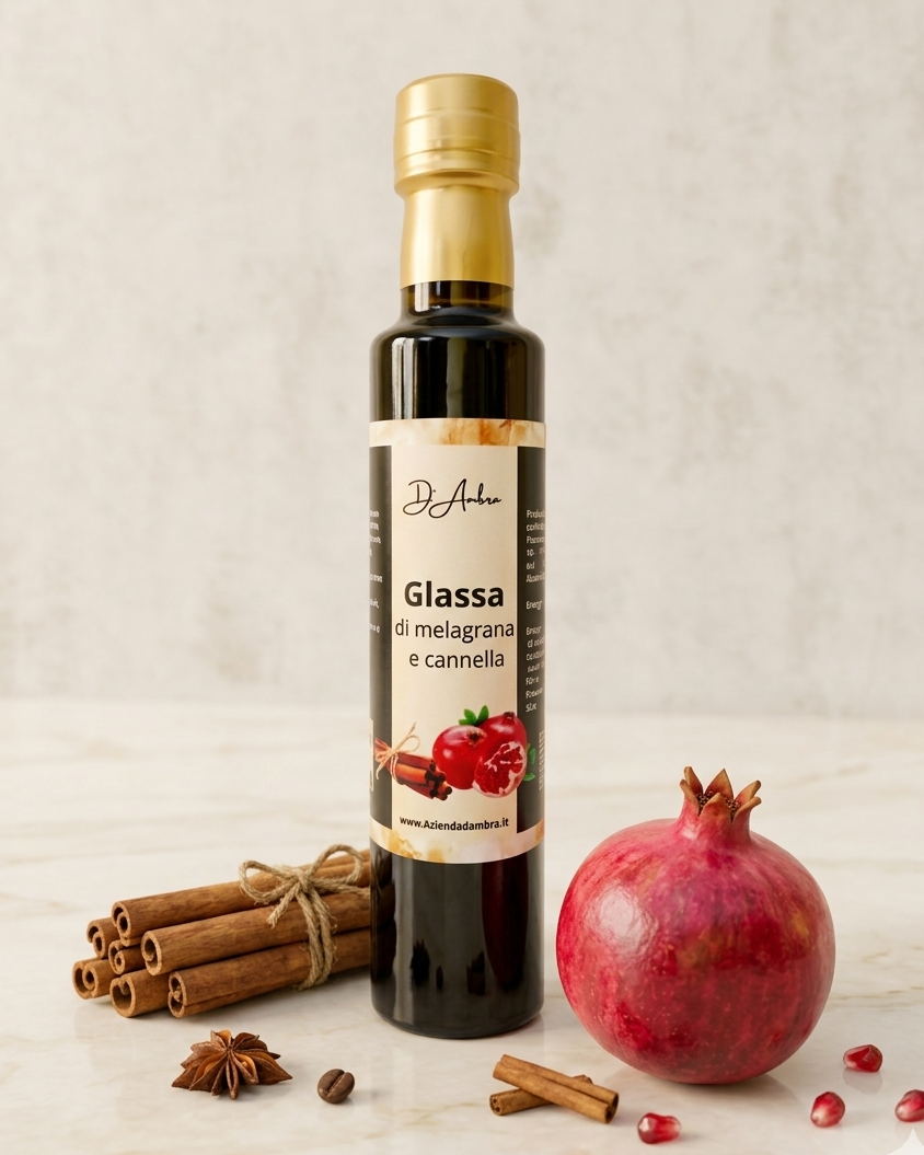 Glassa melagrana e cannella - D'Ambra