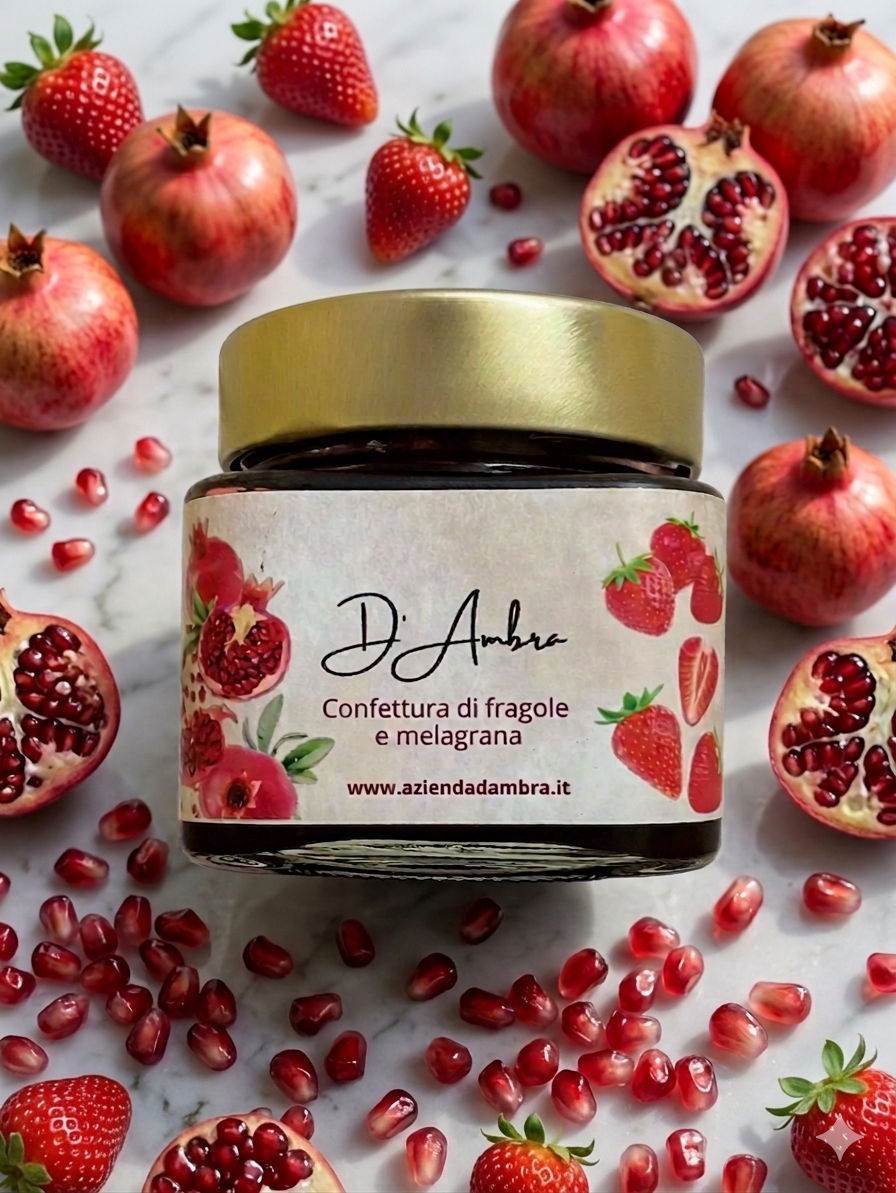 Confettura melagrane e fragole - D'Ambra