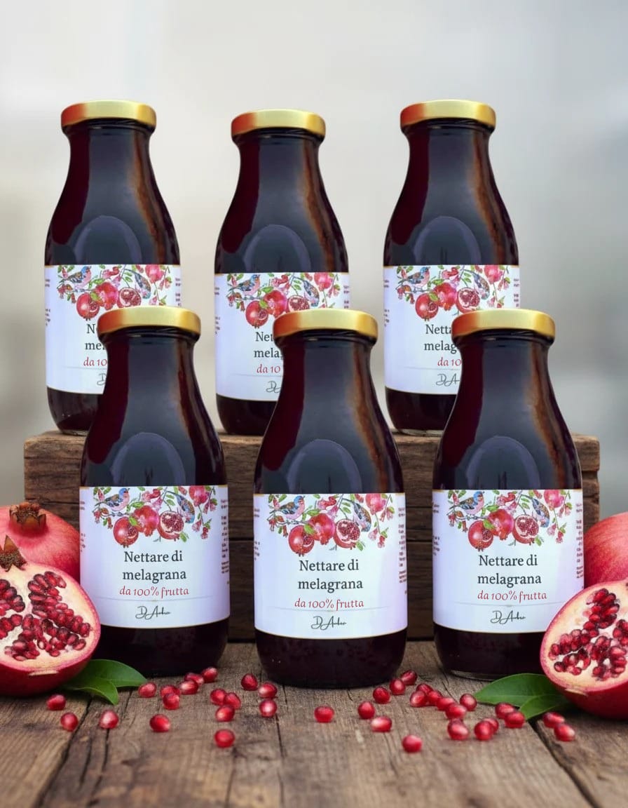 Box 6 bottiglie di nettare di melagrana